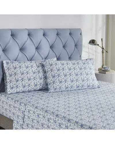 Modern Threads Cotton Flannel Sheet Set In White