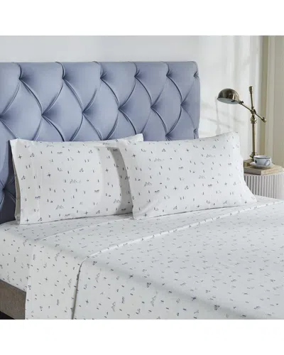 Modern Threads Cotton Flannel Sheet Set In White