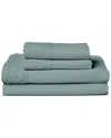 Modern Threads Crochet Lace Microfiber Sheet Set In Grey