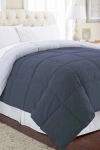 Modern Threads Down Alternative Reversible Comforter In Blue