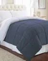 Modern Threads Down Alternative Reversible Comforter In Denim