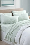 Modern Threads Garment Washed 6-piece Microfiber Sheet Set In Sage Green