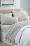 Modern Threads Garment Washed 6-piece Microfiber Sheet Set In Silver Gray