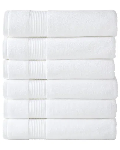 Modern Threads Hotel Collection 6-pack Cotton Jumbo Bath Towel Set In White