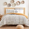 Modern Threads - Isla Collection Comforter Set - Reversible Microfiber - Elegant Printed 8-piece Bed Set - Includes In Ivory,beige