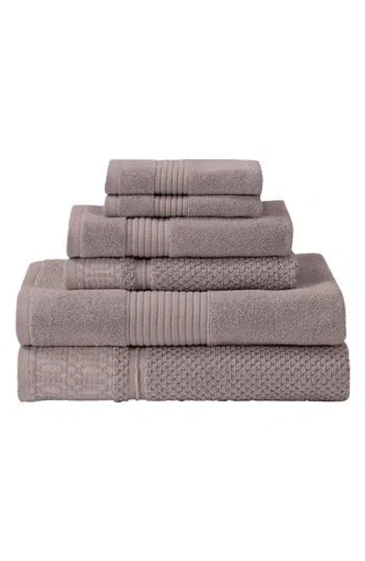 MODERN THREADS MODERN THREADS JACQUARD 6-PIECE TOWEL SET