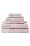 Modern Threads Astra 6-pc. Quick Dry Bath Towel Set In Pink