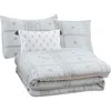Modern Threads Jacquard Microfiber 5-piece Comforter Set