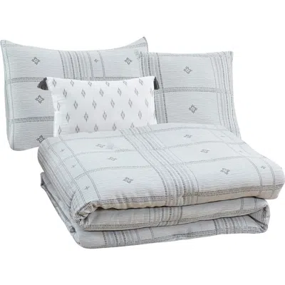 Modern Threads Jacquard Microfiber 5-piece Comforter Set