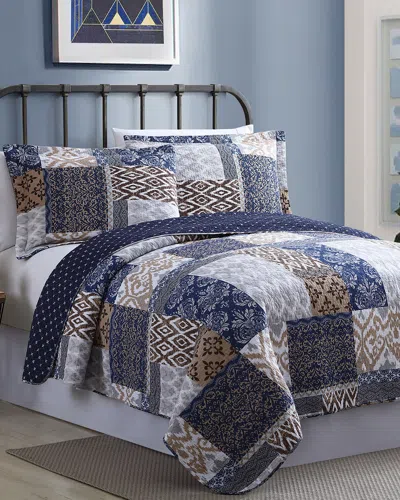 Modern Threads Laura Cotton Reversible Quilt Set