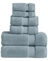 Modern Threads Luxury Quick-dry 6pc Towel Set In Blue