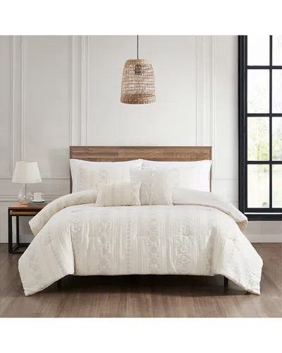 Modern Threads Marcy Jacquard Comforter Set In White