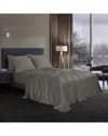 Modern Threads Satin Sheet Set In Gray