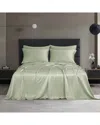 Modern Threads Satin Sheet Set In Green