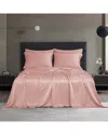 Modern Threads Satin Sheet Set In Pink