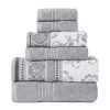 Modern Threads Ophelia 6-pc. Bath Towel Set In Gray