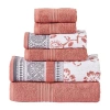Modern Threads Ophelia 6-pc. Bath Towel Set In Red