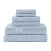 Modern Threads Zero Twist Otis Jacquard 6pc Towel Set In Blue