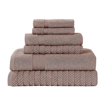Modern Threads Otis 6-pc. Quick Dry Bath Towel Set In Brown