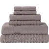 Modern Threads Otis 6-piece Towel Set In Brown
