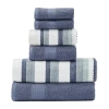 Modern Threads Pax Towel Collection 6-pc. Quick Dry Bath Towel Set In Green