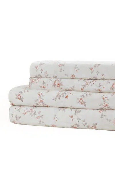 Modern Threads Printed 4-piece Sheet Set In Pink