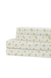 Modern Threads Printed 4-piece Sheet Set In Brown