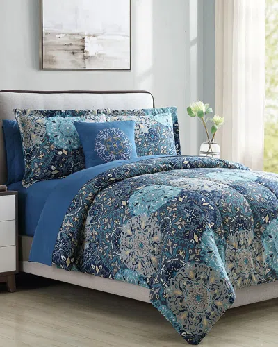 Modern Threads Printed Reversible Complete Bed Set