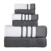 Modern Threads Reinhart 6-pc. Bath Towel Set In Black