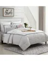 Modern Threads Remi 8pc Comforter Set In White/grey