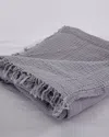 Modern Threads Reversible Cotton Throw In Gray