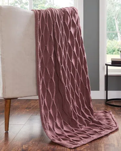 Modern Threads Samira Acrylic Embellished Throw In Purple