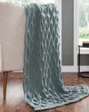 Modern Threads Samira Acrylic Embellished Throw In Blue