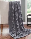 Modern Threads Samira Acrylic Embellished Throw In Charcoal
