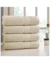 Modern Threads Set Of 4 Spunloft Bath Sheets