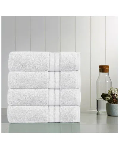 Modern Threads Set Of 4 Spunloft Bath Towels
