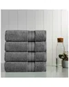 Modern Threads Set Of 4 Spunloft Bath Towels