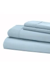 Modern Threads Solid 400 Thread Count Egyptian Cotton Sheet Set In Light Blue
