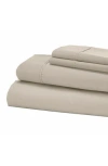 Modern Threads Solid 400 Thread Count Egyptian Cotton Sheet Set In Tan