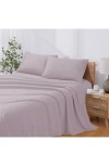 Modern Threads Solid 4-piece Microfiber Sheet Set In Dusty Mauve