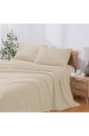 Modern Threads Solid 4-piece Microfiber Sheet Set In Brown