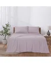 Modern Threads Solid Easy Care Microfiber Sheet Set In Pink