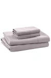 Modern Threads Solid Easy Care Microfiber Sheet Set In Pink