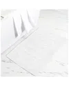 Modern Threads Splash Bath Mats In White