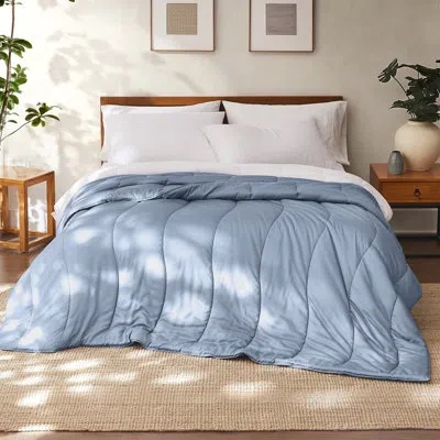Modern Threads Tencel Lyocell Luxury Ultra Soft Down Alternative Comforter In Blue