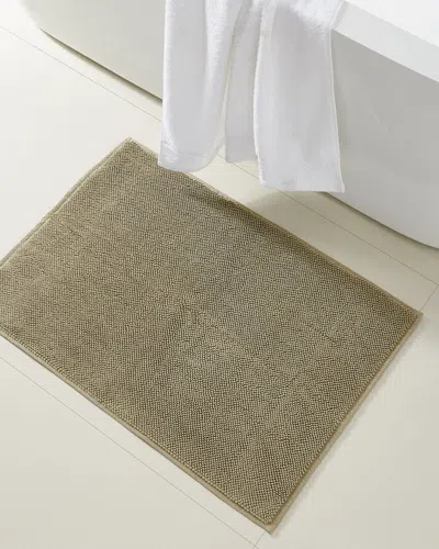 Modern Threads Turkish Cotton Reversible Bath Rug In Beige