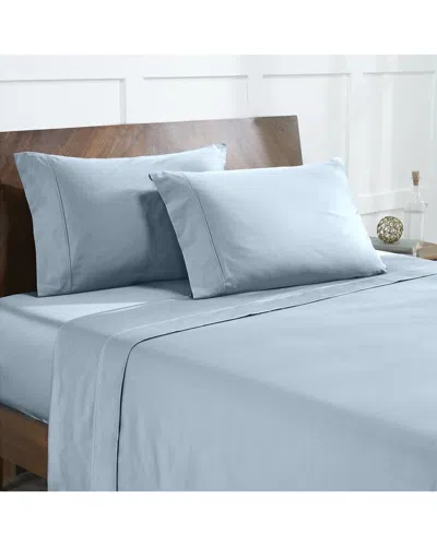 Modern Threads Tv Dnu  400 Thread Count Egyptian Cotton Sheet Set In Blue
