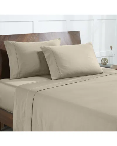 Modern Threads Tv Dnu  400 Thread Count Egyptian Cotton Sheet Set In Brown