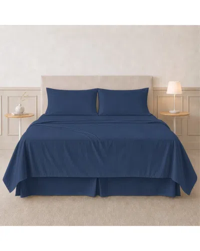 Modern Threads Ultra Soft Bed Sheet Set In Blue
