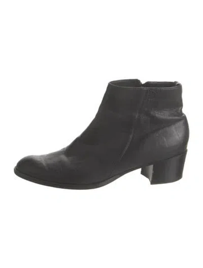 Pre-owned Modern Vice Leather Boots In Black